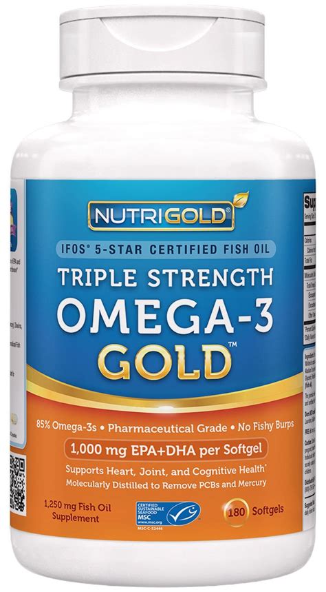 nutrigold triple strength omega-3 fish oil|nutrigold triglyceride omega 3 gold.